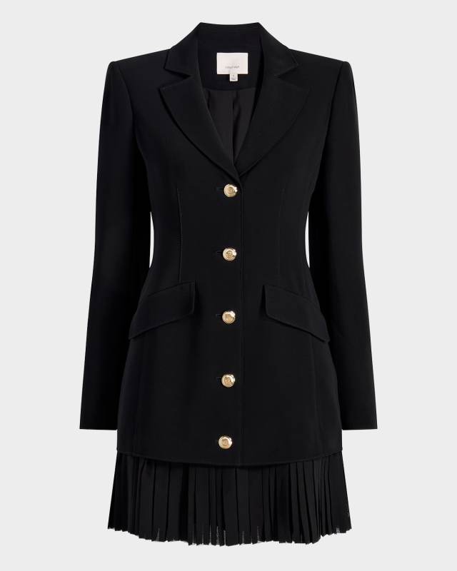 Regan Long-Sleeve Mini Dress